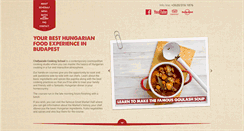 Desktop Screenshot of cookingbudapest.com